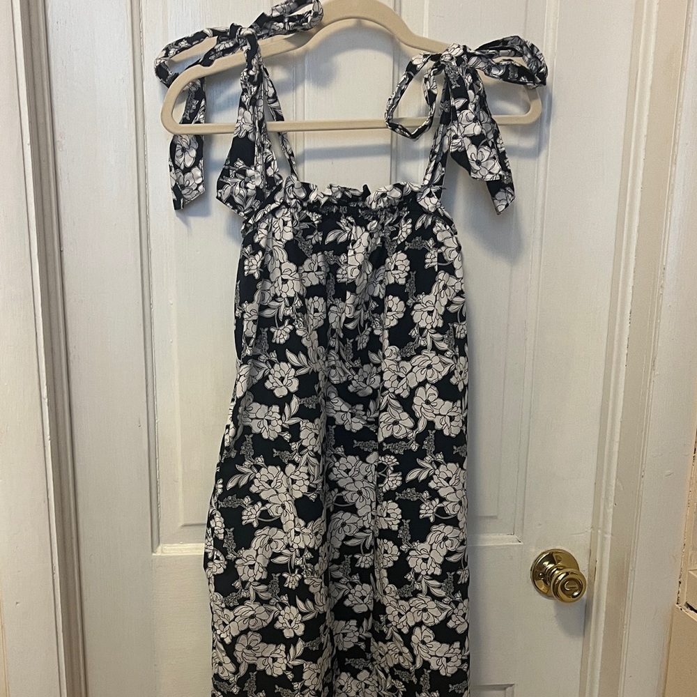 J.Crew Tie Shoulder Magnolia Floral Dress